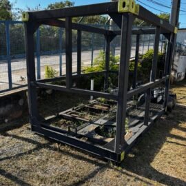 Skid carga bruta 5.020 kg - dimensões - C 3.450 x L 2.200 x A 2.400 mm